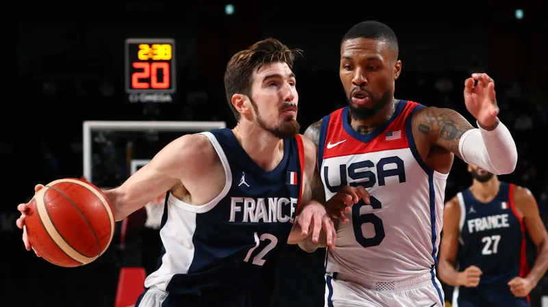 Záznam basketbalového finále mužů Francie – USA