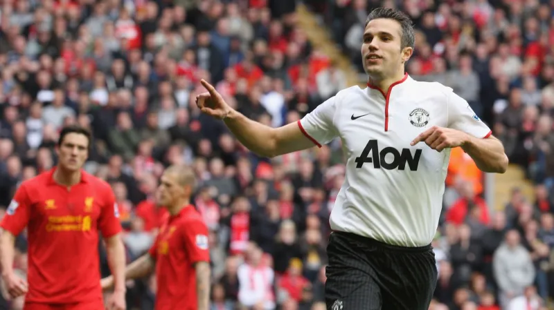 Robin van Persie slaví