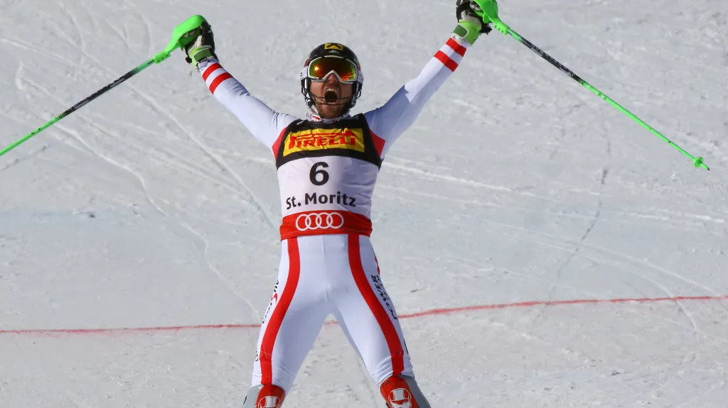 Marcel Hirscher vybojoval na MS 2017 dvě zlata a jedno stříbro