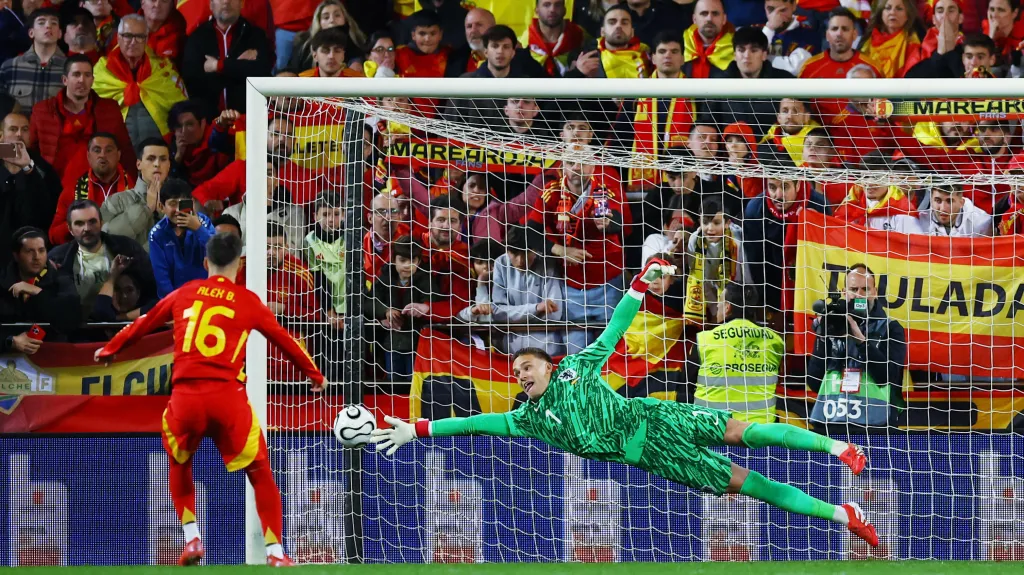 Španělsko – Nizozemsko, Baena v penaltovém rozstřelu - 