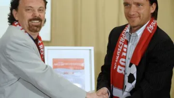 Lubomír Mikolajský a Vladimír Šmicer