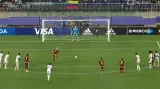 Moment utkání Venezuela 20 - Anglie 20: Peňaranda nedal penaltu (75. min.)