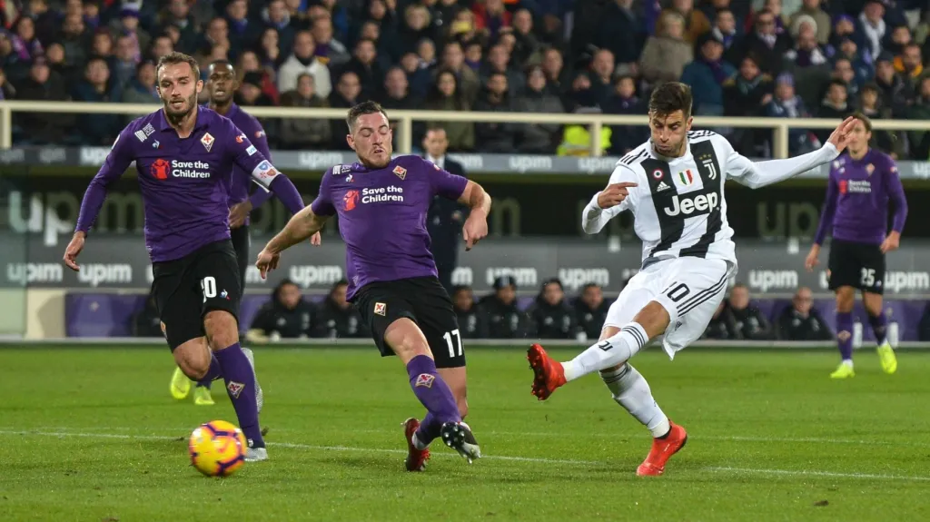 Utkání Fiorentina - Juventus
