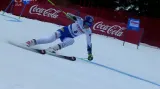 Jízda Vlhové a Shiffrinové v 1. kole obřího slalomu ve Špindlerově Mlýně