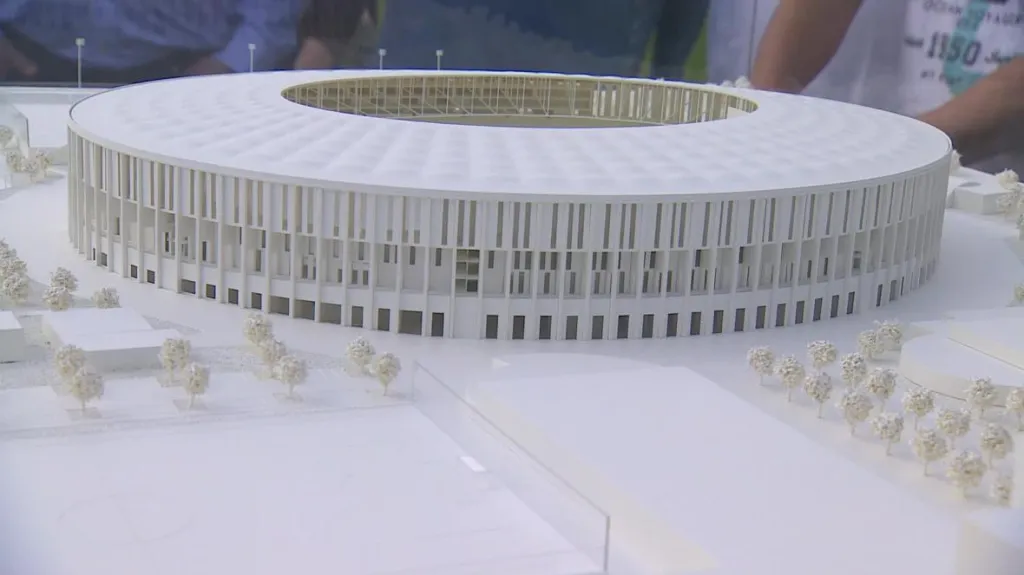 Vizualizace nového stadionu Za Lužánkami