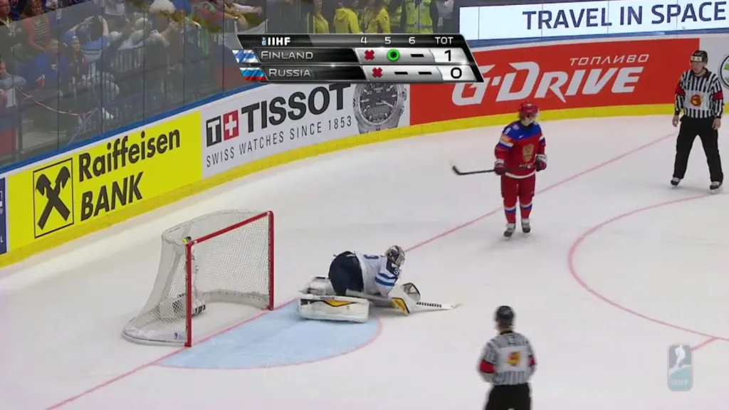 Samostatné nájezdy v utkání Finsko - Rusko