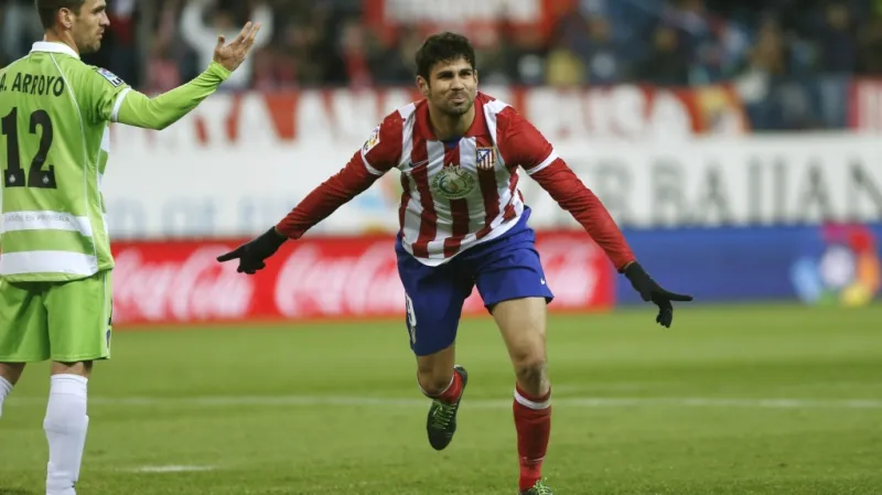 Diego Costa slaví gól