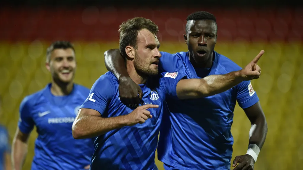 Slavící fotbalisté Liberce