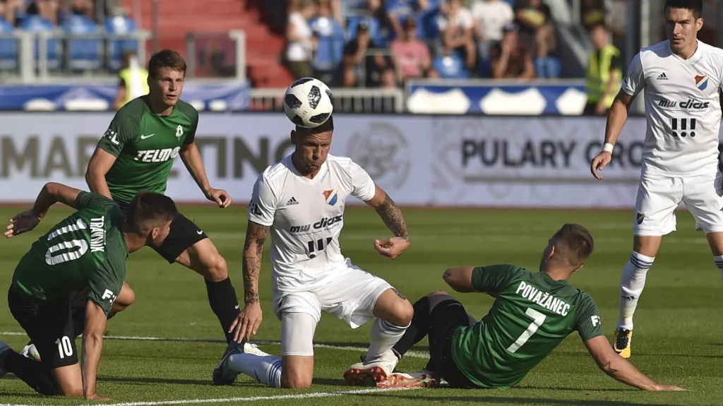 Martin Fillo mezi hráči Jablonce