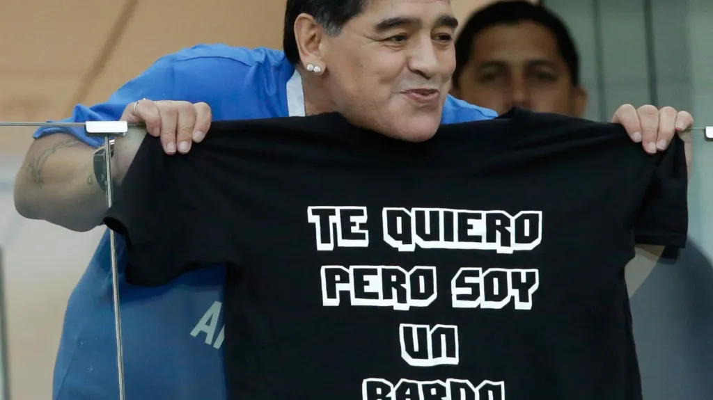 Diego Maradona v dobrém rozmaru