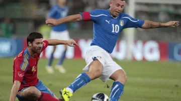 Utkání Itálie - Španělsko