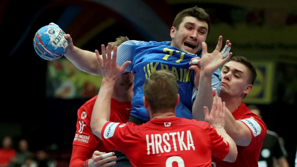 Ukrajinci se českou obranou prodírali s velkými obtížemi