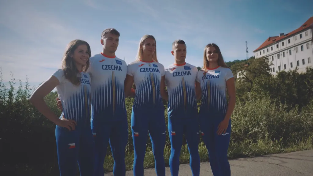 Čeští atleti v nových dresech