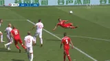 Gól v utkání Švýcarsko - Polsko: Shaqiri - 1:1 (82. min.)