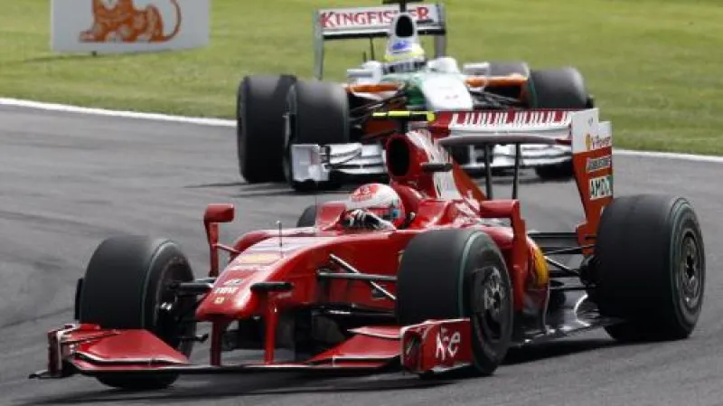 Kimi Räikkönen a Giancarlo Fisichella