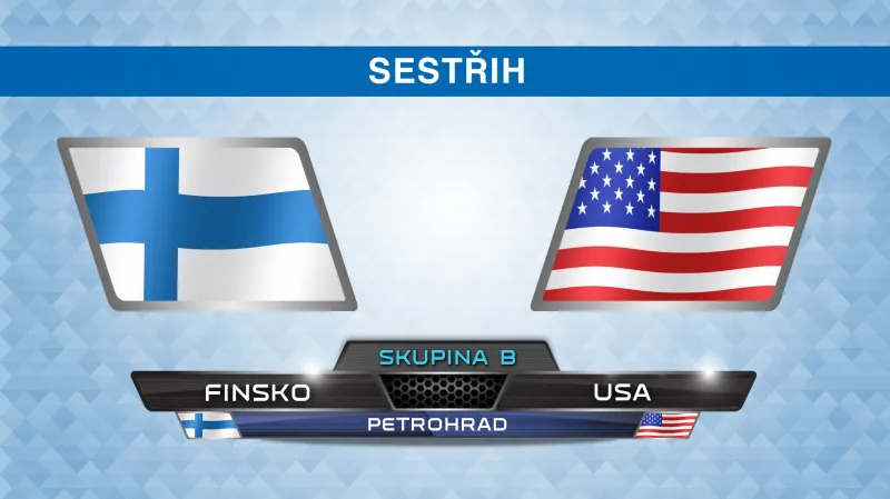 Sestřih utkání Finsko - USA