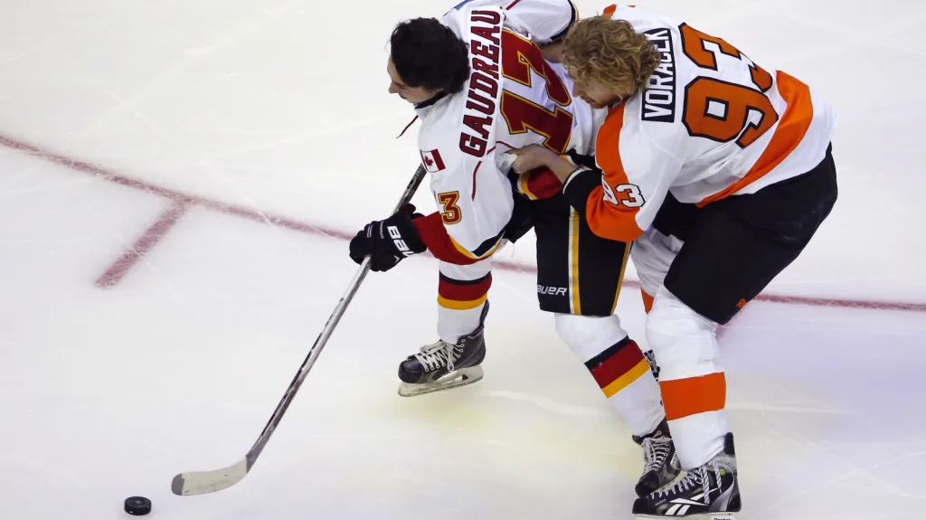 Jakub Voráček při dovednostních soutěžích Utkání hvězd