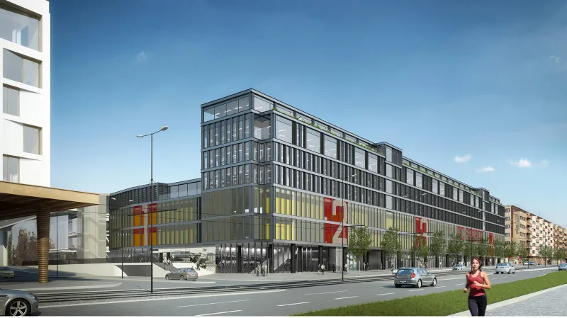 Návrh nové podoby stadionu Sparty na Letné