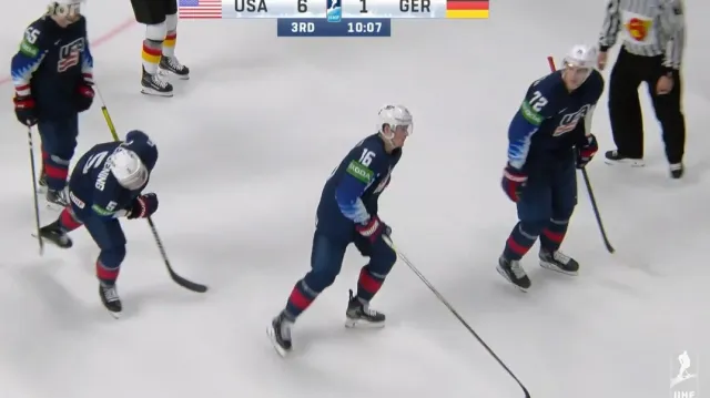 Gól v utkání USA – Německo: Donato – 6:1 (50. min.)