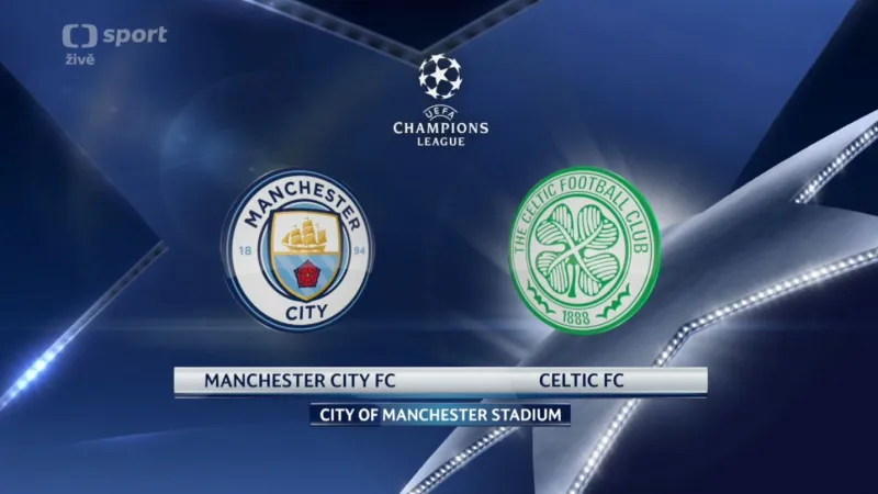 Sestřih utkání Manchester City - Celtic
