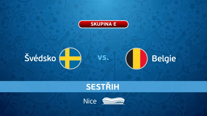 Sestřih utkání Švédsko - Belgie