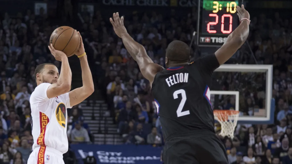 Stephen Curry v utkání proti LA Clippers