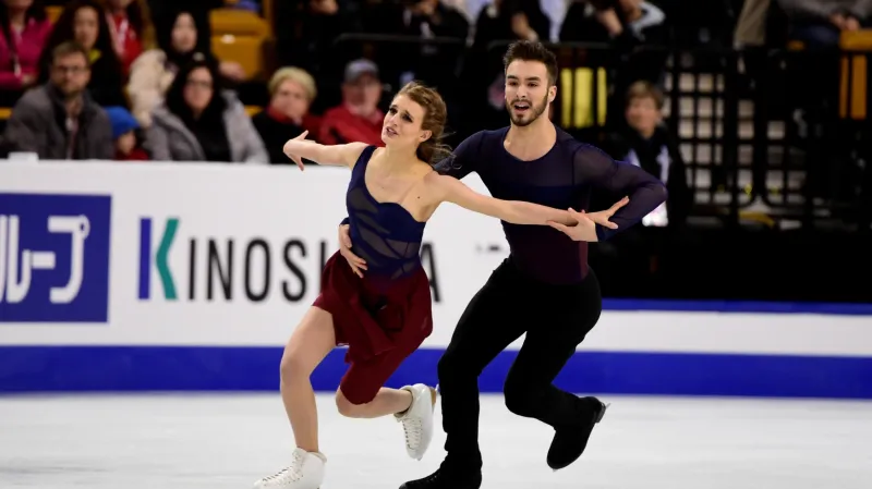 Zlatá a rekordní jízda tanečního páru Gabriella Papadakisová a Guillaume Cizeron