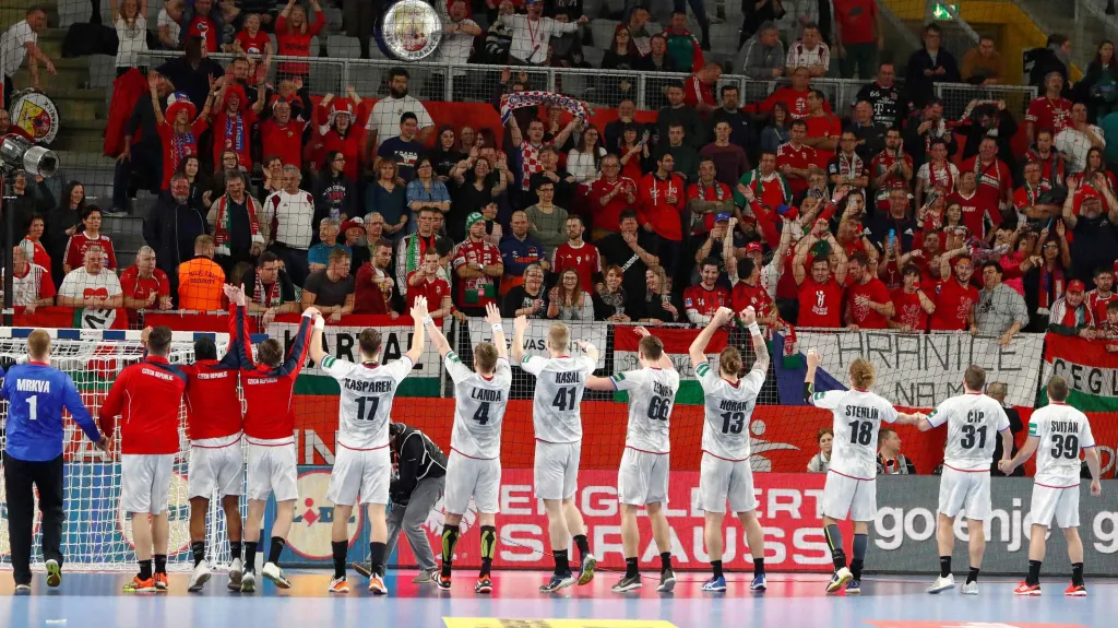 Slavící čeští házenkáři