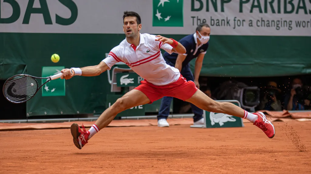 Novak Djokovič na Roland Garros