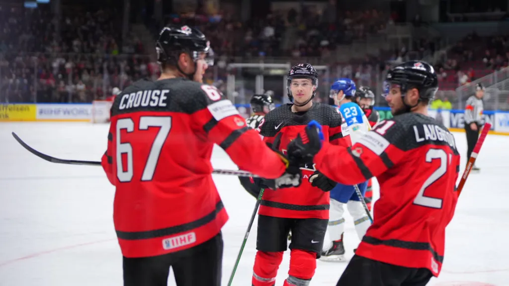 Radost hokejistů Kanady