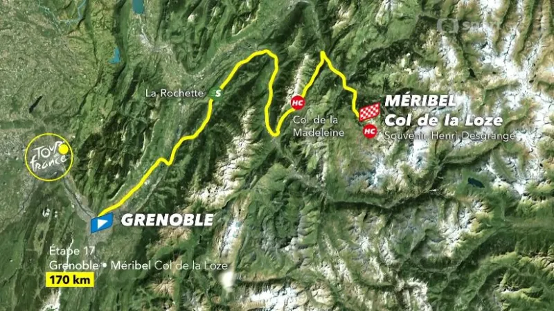 Představení 17. etapy Tour de France