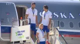 Poslední čeští medailisté přiletěli domů