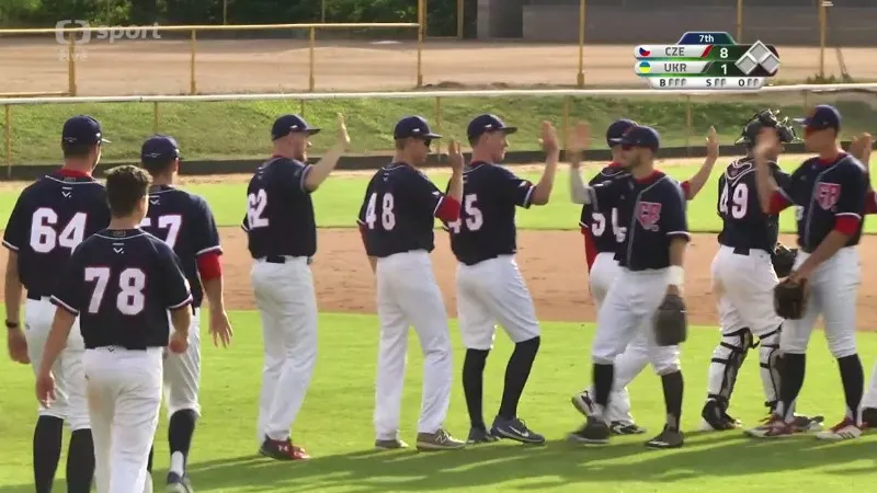 Baseballisté porazili Ukrajinu a na ME mají jisté semifinále