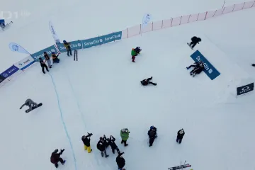 Na ledovci Mölltal vznikl snowpark