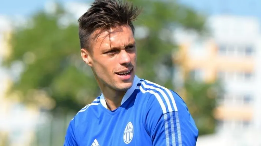 Václav Kadlec ve stejnokroji Mladé Boleslavi