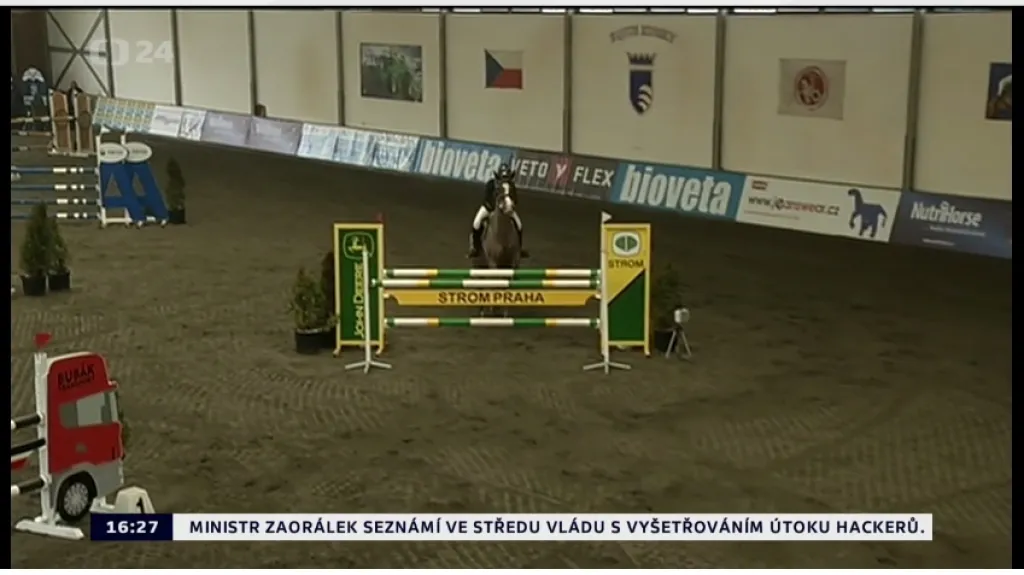 První parkurový závod roku v Hradištku vyhrála Hladíková