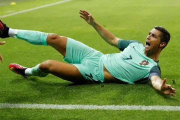 Cristiano Ronaldo se raduje ze vstřelené branky