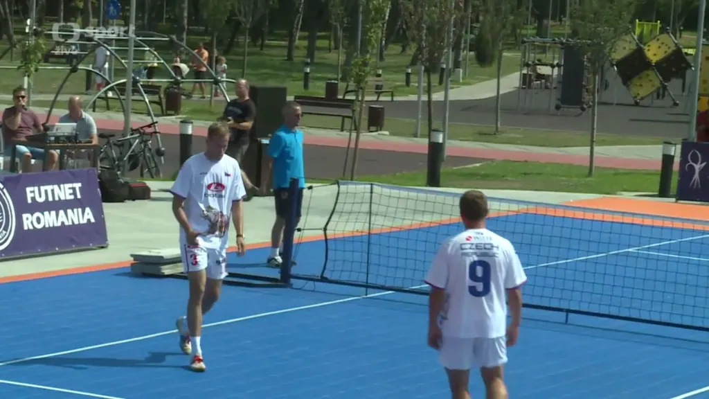 Nohejbalisté si zahráli v dějišti MS