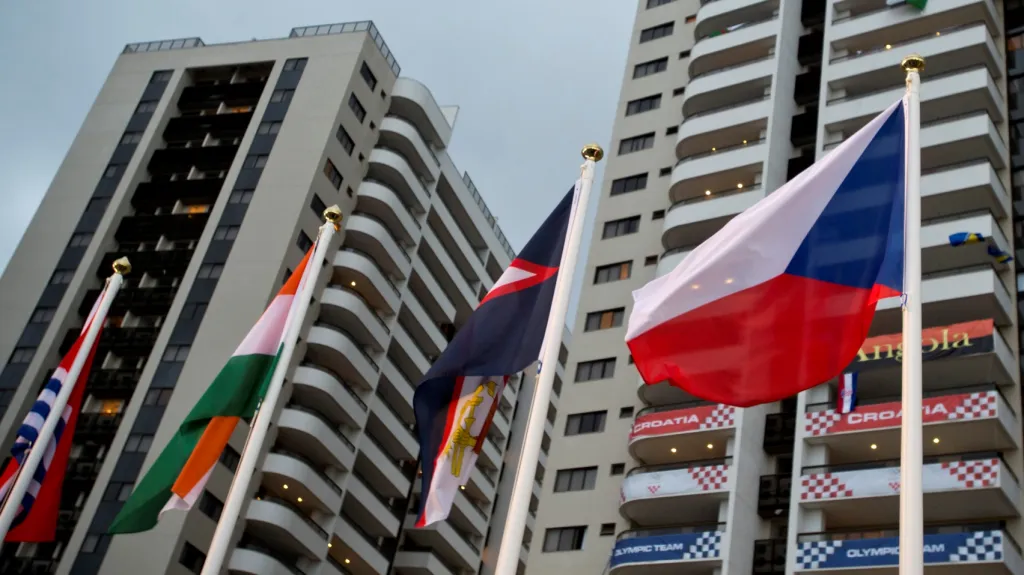 Oficiální přijetí české výpravy do olympijské vesnice