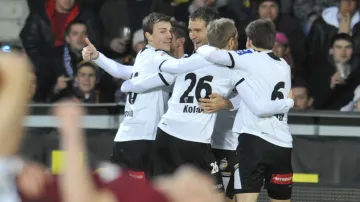 Radost plzeňských fotbalistů