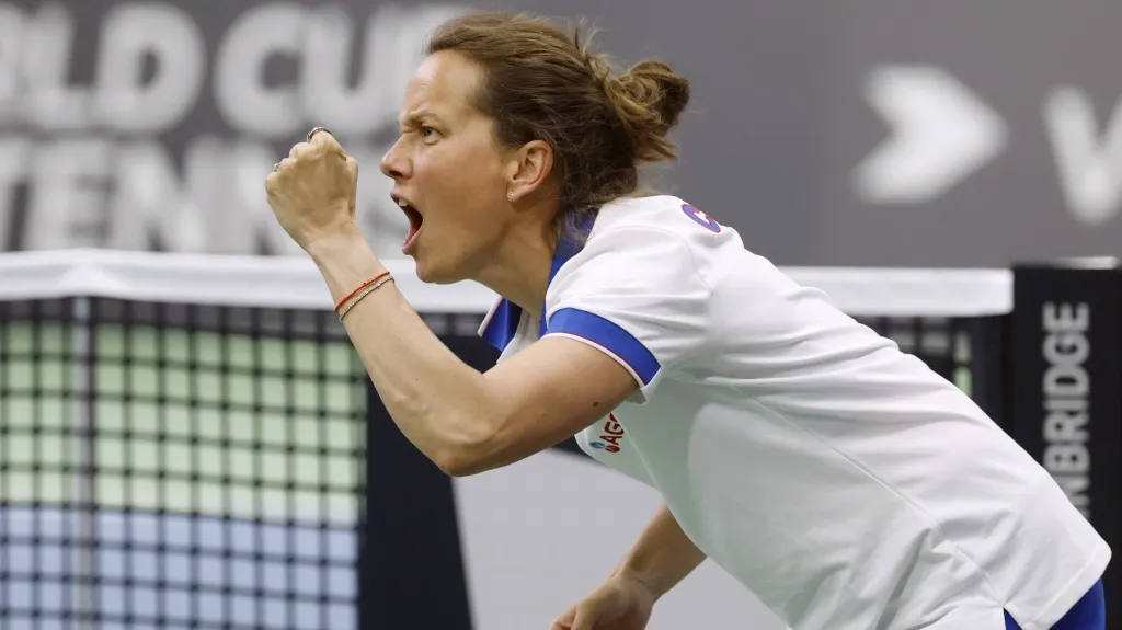 Kapitánka českých tenistek Barbora Strýcová
