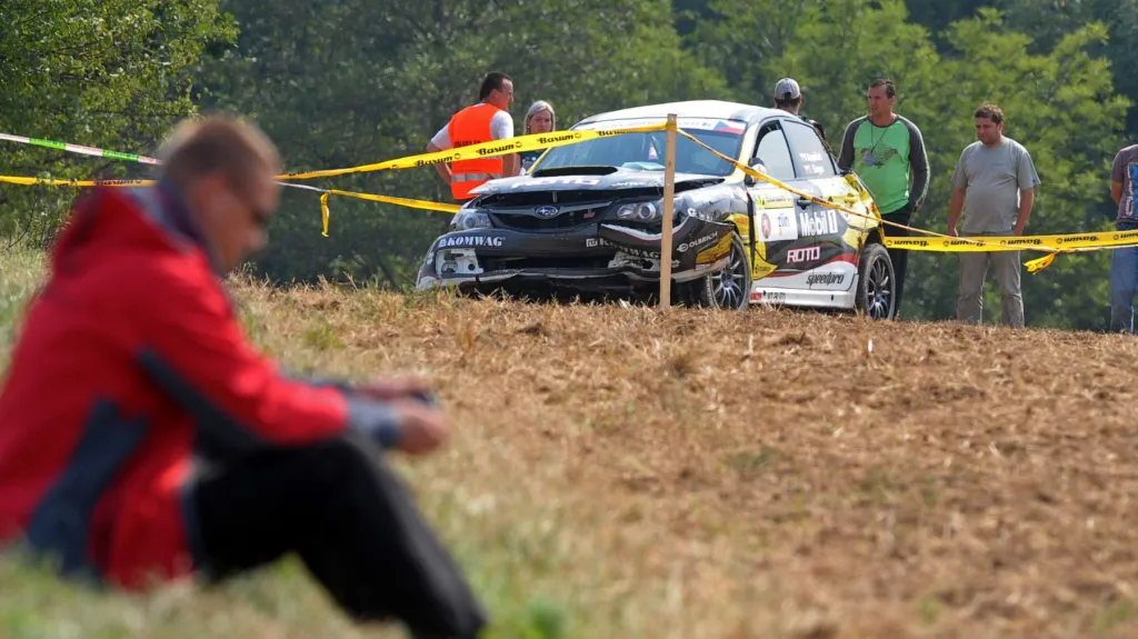 Nehoda na Barum rallye