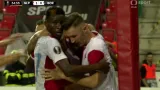Gól v utkání Slavia Praha - Bordeaux: Zmrhal - 1:0 (35. min.)