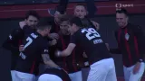 Gól v utkání Dukla Praha - Viktoria Žižkov: Richter - 1:2 (90+6. min.)