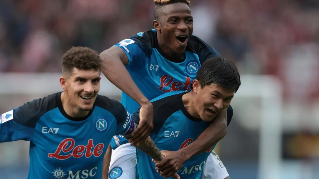 Radost fotbalistů Neapole