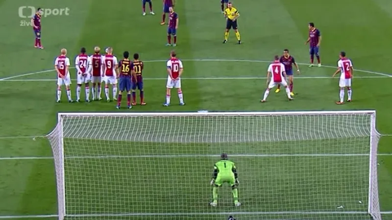 Sestřih utkání Barcelona - Ajax