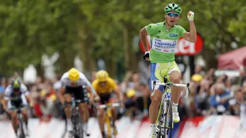 Sagan se raduje z vítězství ve 3. etapě Tour