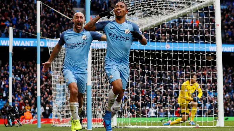 Gabriel Jesus zařídil Citizens tři body proti Swansea