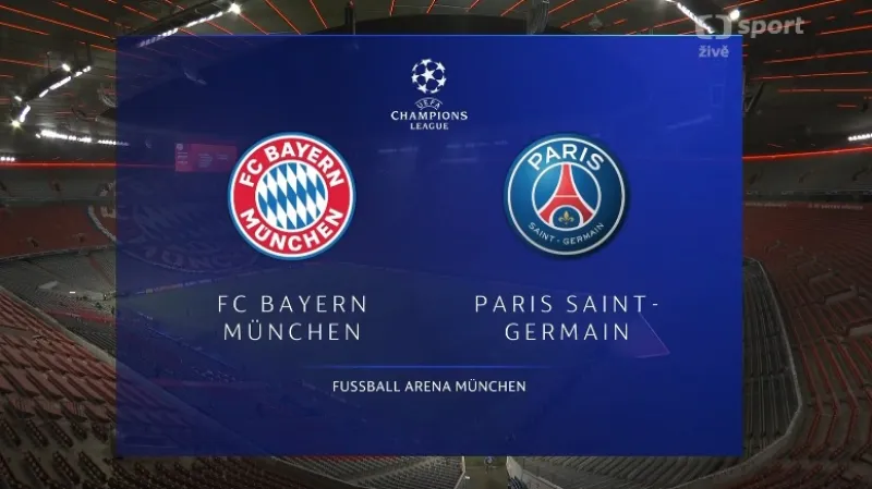 Sestřih utkání Bayern Mnichov - PSG