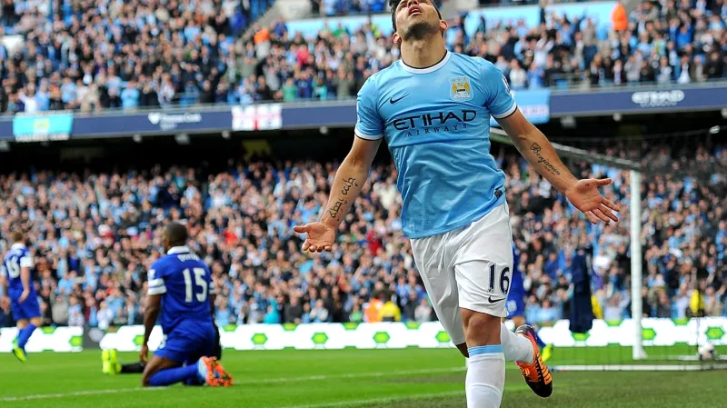 Slavící Sergio Agüero